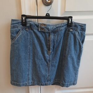 Sonoma Light Blue Denim Mini Skort